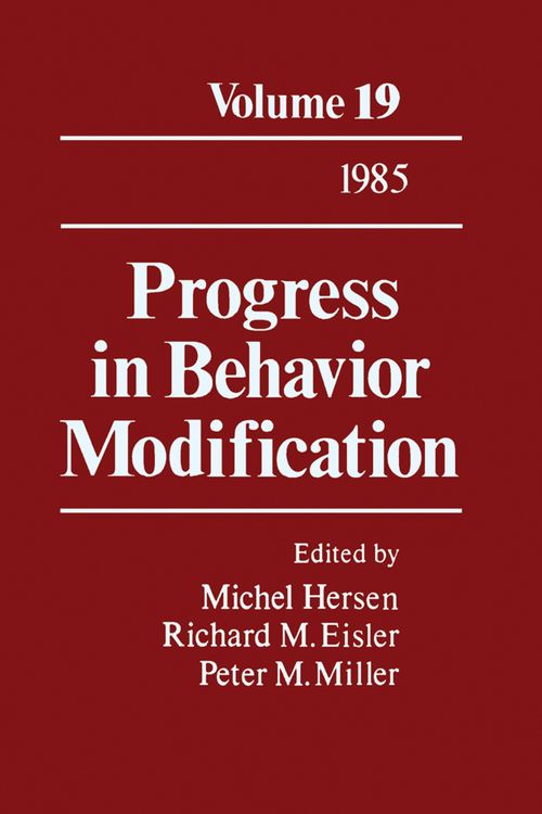 Produktbild: Progress in Behavior Modification