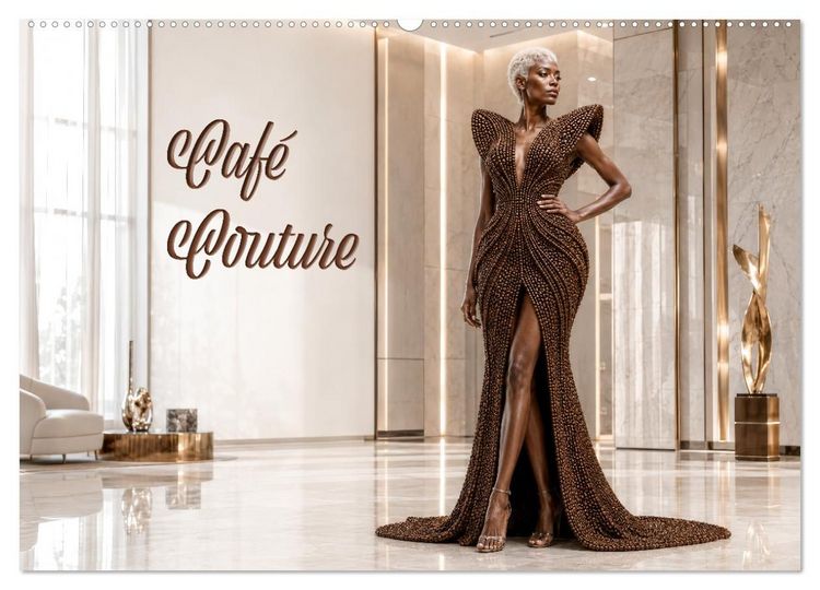 Produktbild: Caf&eacute; Couture (Wandkalender 2027 DIN A2 quer), CALVENDO Monatskalender