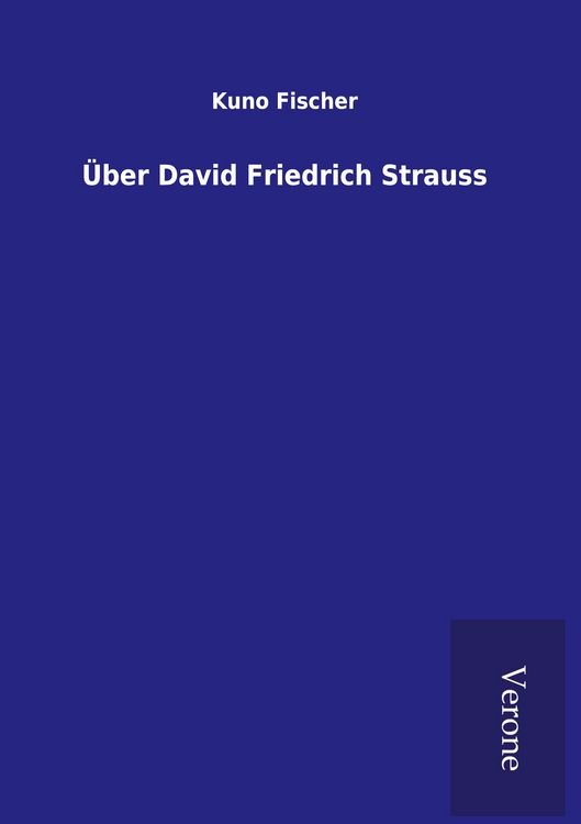 Produktbild: &Uuml;ber David Friedrich Strauss
