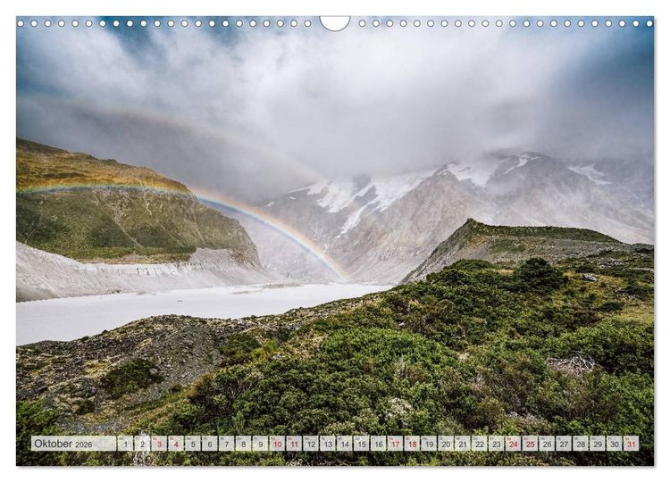 Produktbild: Neuseeland - Am Ende der Welt (Wandkalender 2026 DIN A3 quer), CALVENDO Monatskalender