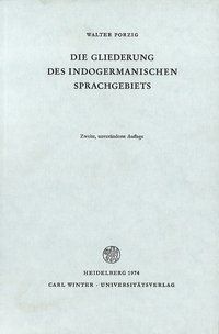 Produktbild: Die Gliederung des indogermanischen Sprachgebiets