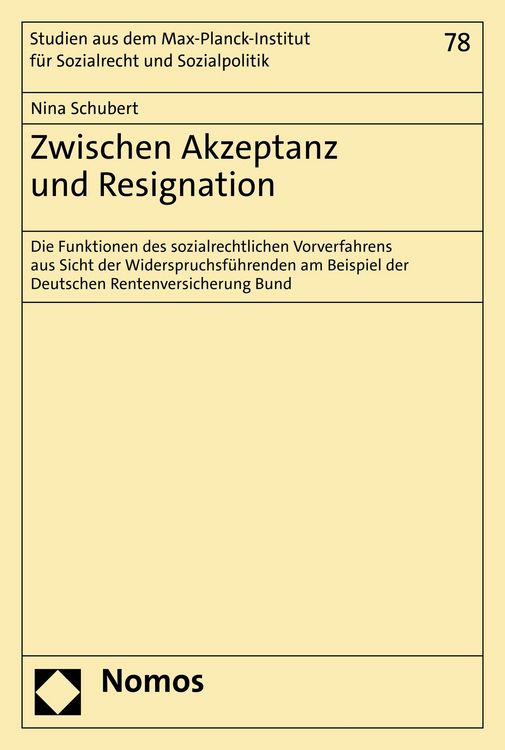 Produktbild: Zwischen Akzeptanz und Resignation