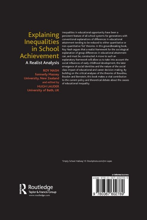 Produktbild: Explaining Inequalities in School Achievement