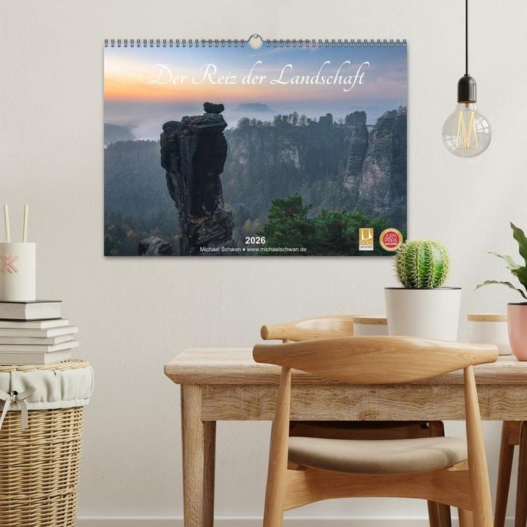 Produktbild: Der Reiz der Landschaft (Wandkalender 2026 DIN A3 quer), CALVENDO Monatskalender