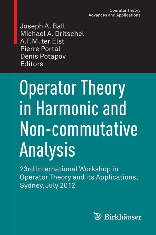 Produktbild: Operator Theory in Harmonic and Non-commutative Analysis