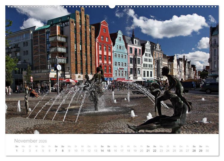 Produktbild: Hafenst&auml;dte der Ostsee (Wandkalender 2026 DIN A2 quer), CALVENDO Monatskalender