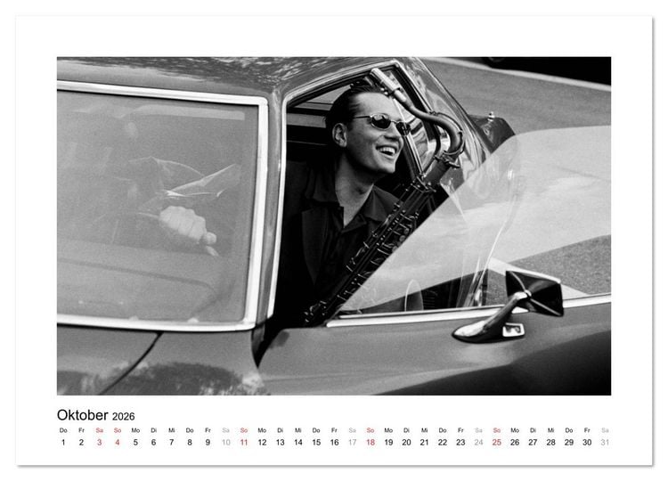 Produktbild: Jazztime (Wandkalender 2026 DIN A2 quer), CALVENDO Monatskalender