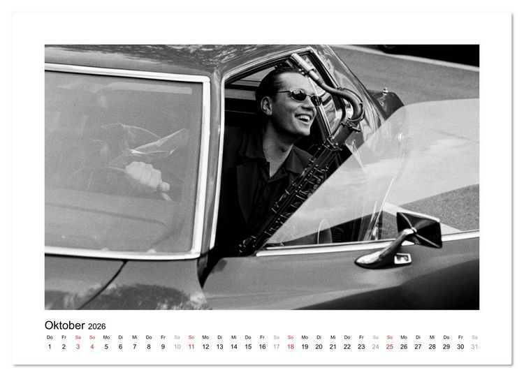 Produktbild: Jazztime (Wandkalender 2026 DIN A3 quer), CALVENDO Monatskalender