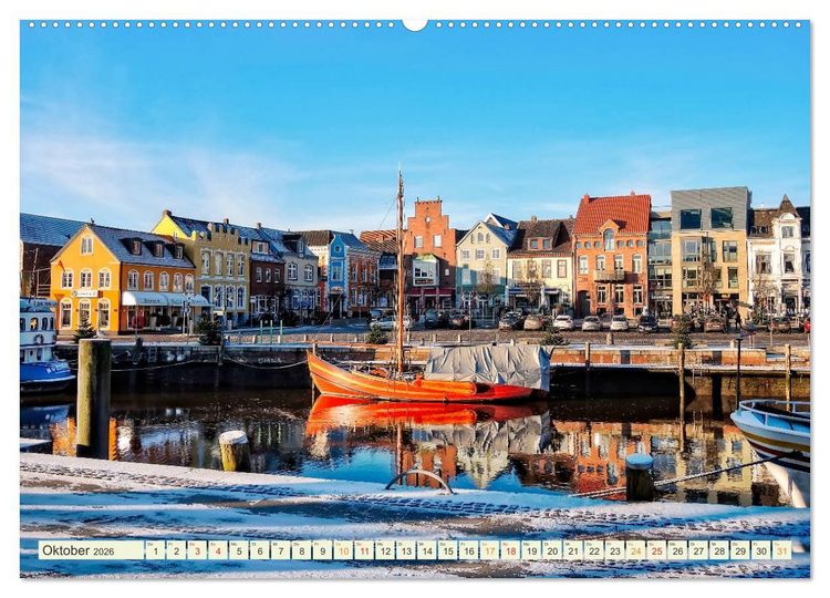 Produktbild: Reise an die Nordsee - Husum (hochwertiger Premium Wandkalender 2026 DIN A2 quer), Kunstdruck in Hochglanz