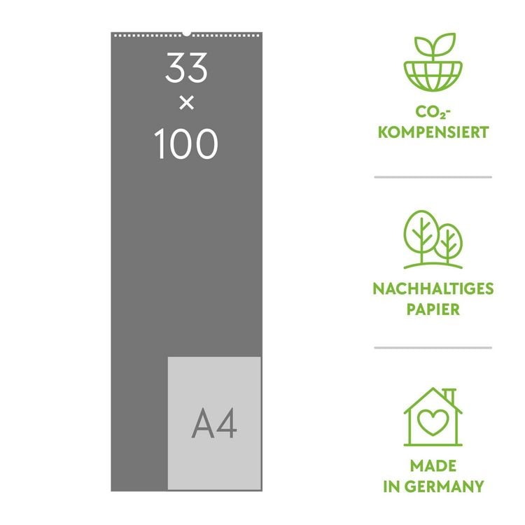 Produktbild: Island Vertikal Kalender 2027