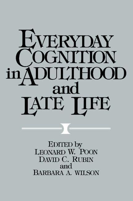Produktbild: Everyday Cognition in Adulthood and Late Life