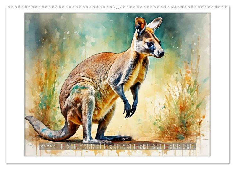 Produktbild: Liebenswerte Beuteltiere (Wandkalender 2026 DIN A2 quer), CALVENDO Monatskalender