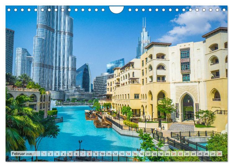 Produktbild: Dubai - Traumstadt der Scheichs (Wandkalender 2026 DIN A4 quer), CALVENDO Monatskalender