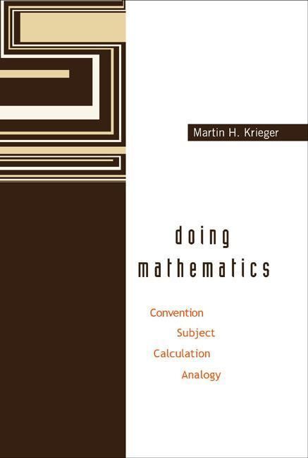 Produktbild: Doing Mathematics: Convention, Subject, Calculation, Analogy