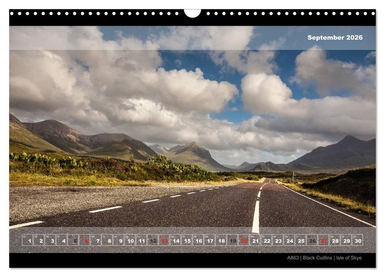 Produktbild: Traumkulisse Schottland (Wandkalender 2026 DIN A3 quer), CALVENDO Monatskalender