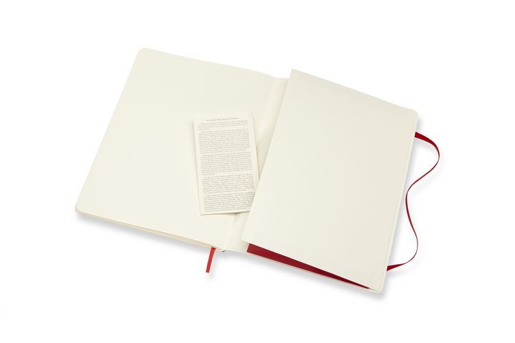 Produktbild: MOLESKINE NOTIZBUCH XL, BLANKO, SOFT COVER, SCHARLACHROT