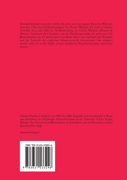 Produktbild: Die Rezeption der &laquo;gothic novel&raquo; in ausgew&auml;hlten Werken der viktorianischen Literatur