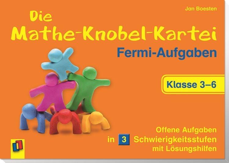 Produktbild: Die Mathe-Knobel-Kartei: Fermi-Aufgaben, Klasse 3-6