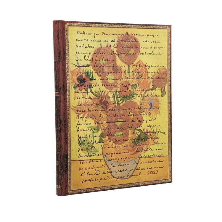 Produktbild: 12-Monatskalender 2027 Van Gogh, Sonnenblumen Ultra Vertikal