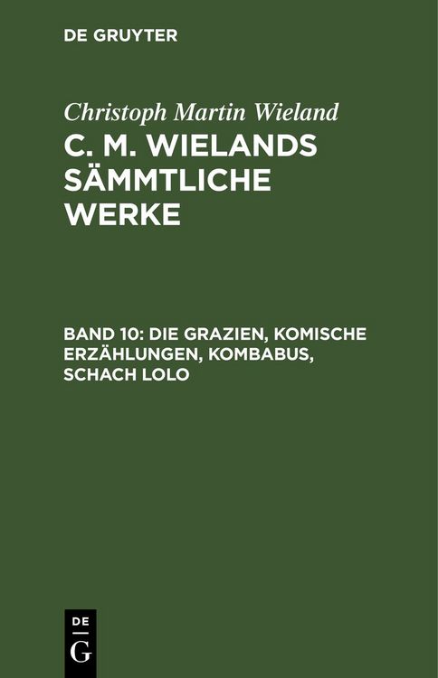 Produktbild: Die Grazien, Komische Erz&auml;hlungen, Kombabus, Schach Lolo