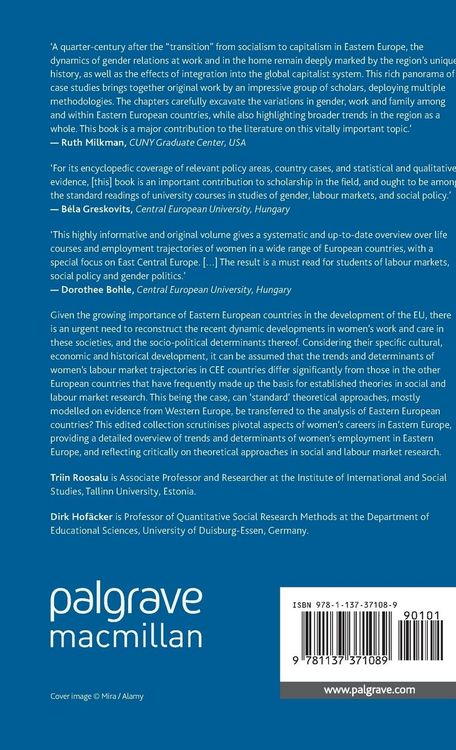 Produktbild: Rethinking Gender, Work and Care in a New Europe