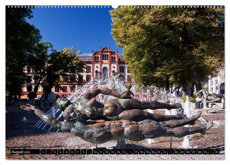 Produktbild: Ostseeperle Rostock (Wandkalender 2026 DIN A2 quer), CALVENDO Monatskalender