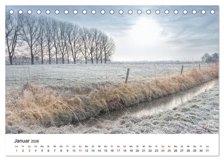 Produktbild: Wilhelmshaven und Umland - Idyllische Motive von H&auml;fen, Meer und Landschaft (Tischkalender 2026 DIN A5 quer), CALVENDO Monatskalender