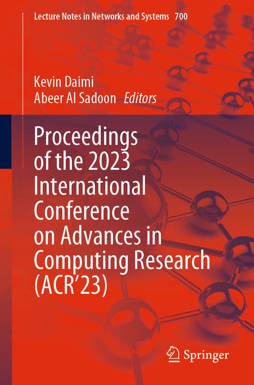 Produktbild: Proceedings of the 2023 International Conference on Advances in Computing Research (ACR&rsquo;23)