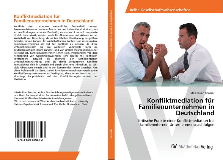 Produktbild: Konfliktmediation f&uuml;r Familienunternehmen in Deutschland