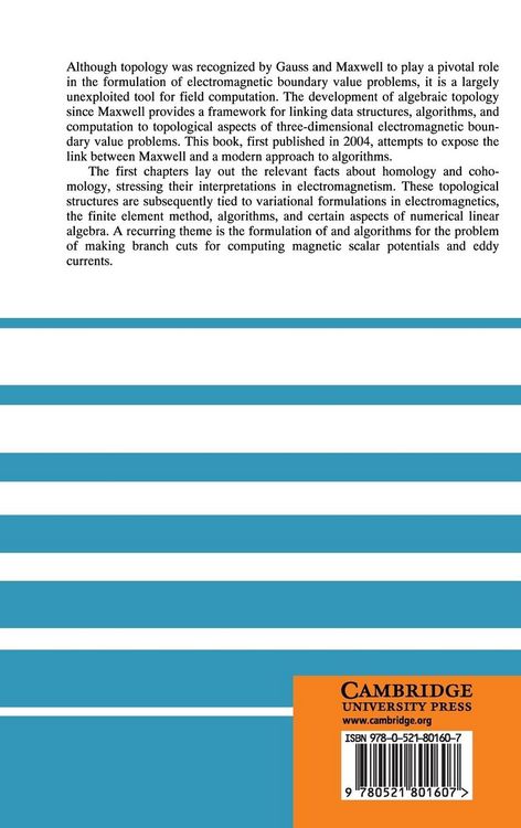 Produktbild: Electromagnetic Theory and Computation