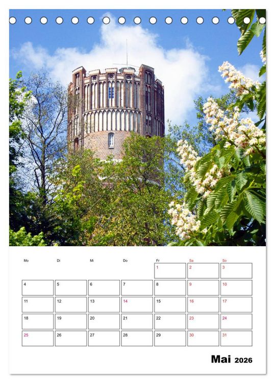 Produktbild: L&uuml;neburg, von der sch&ouml;nsten Seite (Tischkalender 2026 DIN A5 hoch), CALVENDO Monatskalender