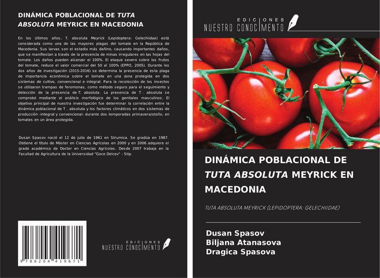 Produktbild: Din&aacute;mica Poblacional De Tuta Absoluta Meyrick En Macedonia