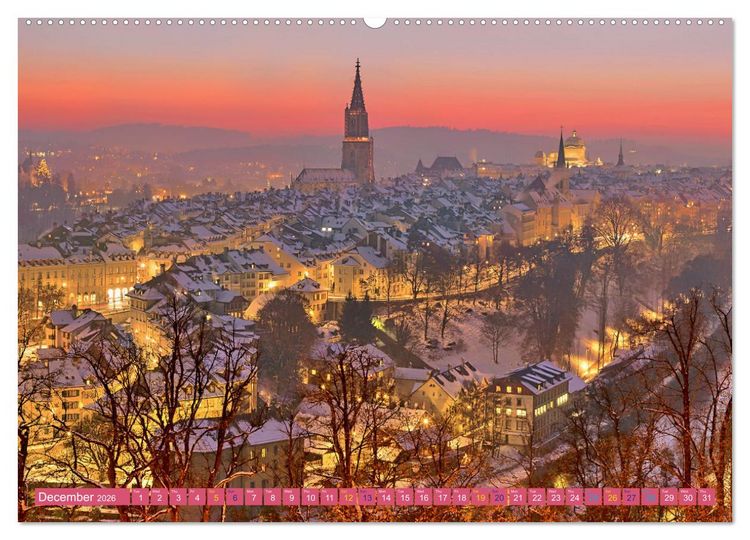 Produktbild: Amazing Berne - Switzerland (Wall Calendar 2026 DIN A2 landscape), CALVENDO 12 Month Wall Calendar
