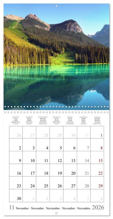 Produktbild: Canada, National Parks Road Trip (Wall Calendar 2026 12 &times; 12 Inch) CALVENDO 12 Month Wall Calendar
