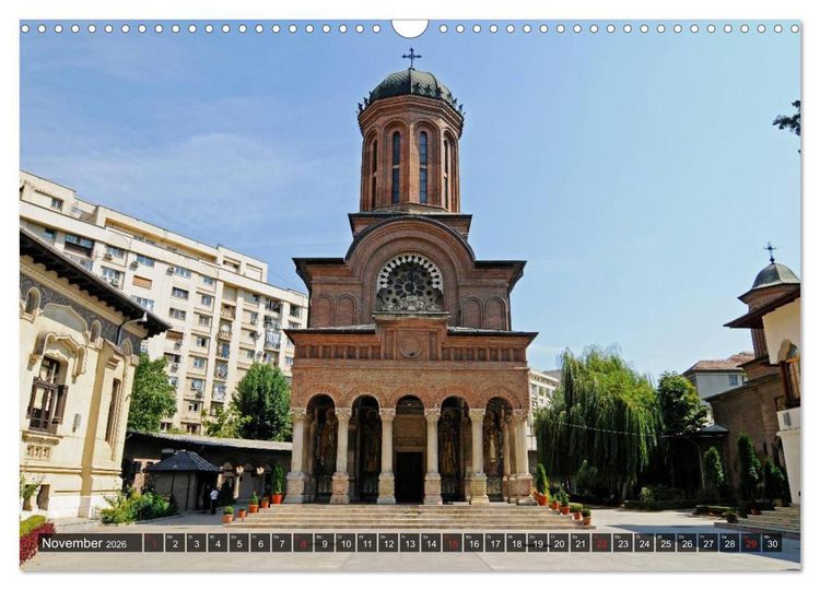 Produktbild: Bukarest - Paris des Ostens (Wandkalender 2026 DIN A3 quer), CALVENDO Monatskalender