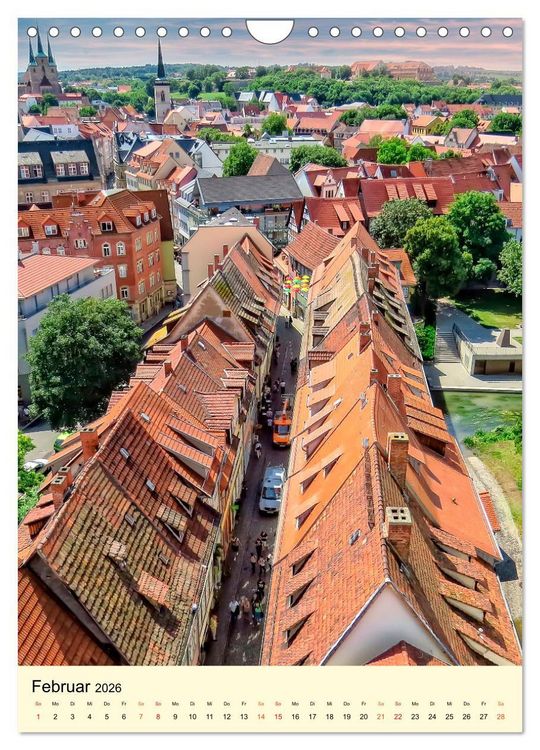 Produktbild: Geliebtes Erfurt (Wandkalender 2026 DIN A4 hoch), CALVENDO Monatskalender