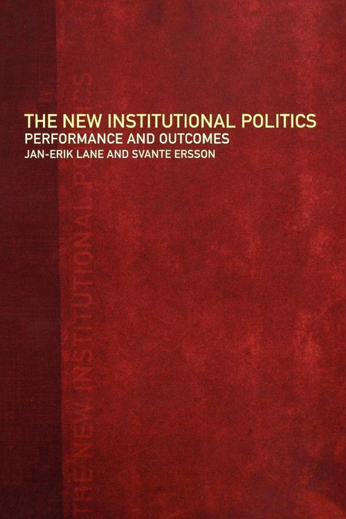 Produktbild: The New Institutional Politics