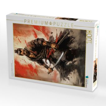 Produktbild: CALVENDO Puzzle Der Samurai - heldenhaft und standhaft | 1000 Teile Lege-Gr&ouml;&szlig;e 64x48cm Foto-Puzzle f&uuml;r gl&uuml;ckliche Stunden