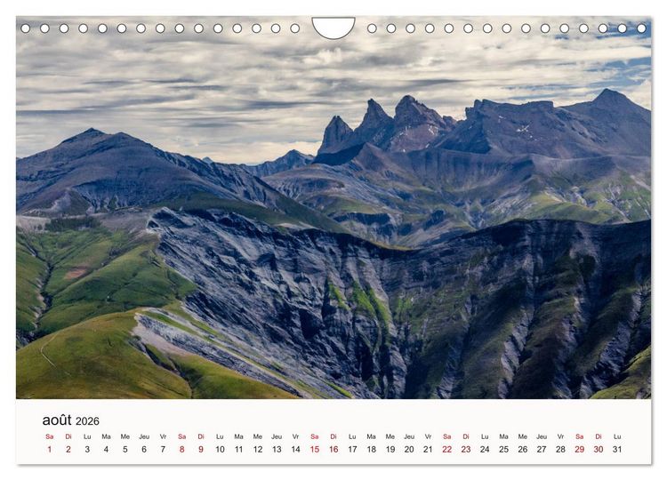 Produktbild: Autour de Grenoble (Calendrier mural 2026 DIN A4 vertical), CALVENDO calendrier mensuel