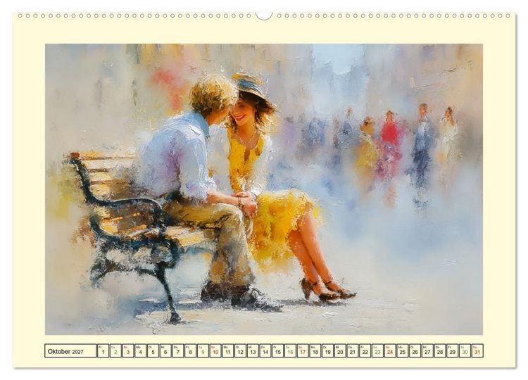 Produktbild: Urbanes Leben. Buntes Sommertreiben in der Stadt (Wandkalender 2027 DIN A2 quer), CALVENDO Monatskalender