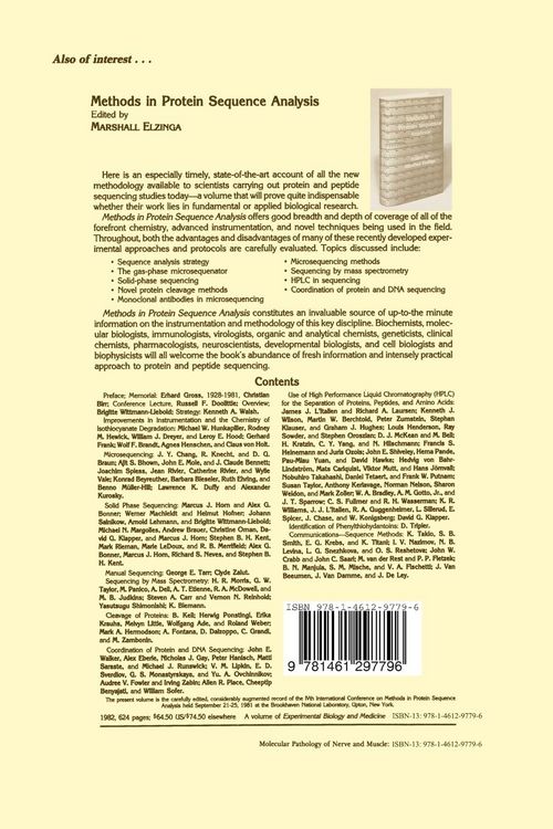 Produktbild: Molecular Pathology of Nerve and Muscle