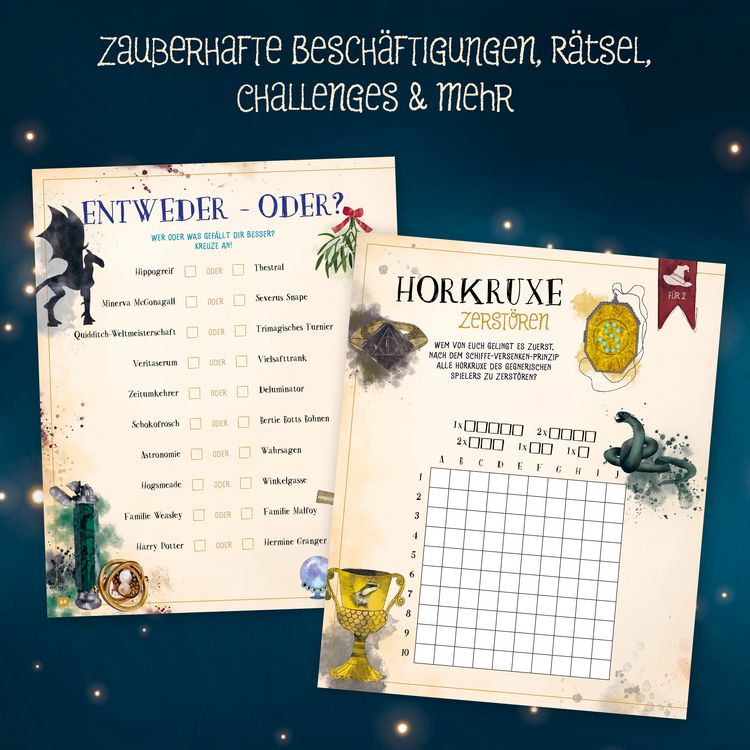 Produktbild: Mein inoffizielles Harry-Potter-Zauberbuch f&uuml;r magische Schulpausen. Zauberhafte Besch&auml;ftigungen, R&auml;tsel, Challenges und mehr.