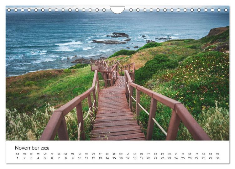 Produktbild: Sonnige Gr&uuml;&szlig;e aus Portugal (Wandkalender 2026 DIN A4 quer), CALVENDO Monatskalender