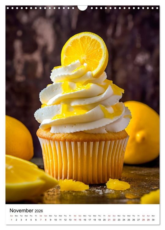 Produktbild: Yummy Cupcakes (Wall Calendar 2026 DIN A3 portrait), CALVENDO 12 Month Wall Calendar