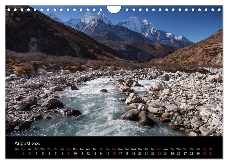 Produktbild: Mount Everest Trek (Wall Calendar 2026 DIN A4 landscape), CALVENDO 12 Month Wall Calendar
