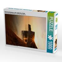 Produktbild: CALVENDO Puzzle Sonnenuntergang an der englischen K&uuml;ste 1000 Teile Lege-Gr&ouml;&szlig;e 48 x 64 cm Foto-Puzzle Bild von SusaZoom