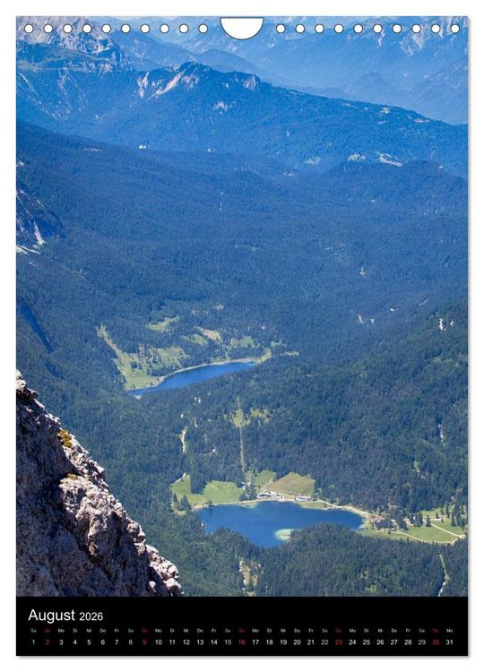 Produktbild: Bergblicke - Mittenwald (Wandkalender 2026 DIN A4 hoch), CALVENDO Monatskalender