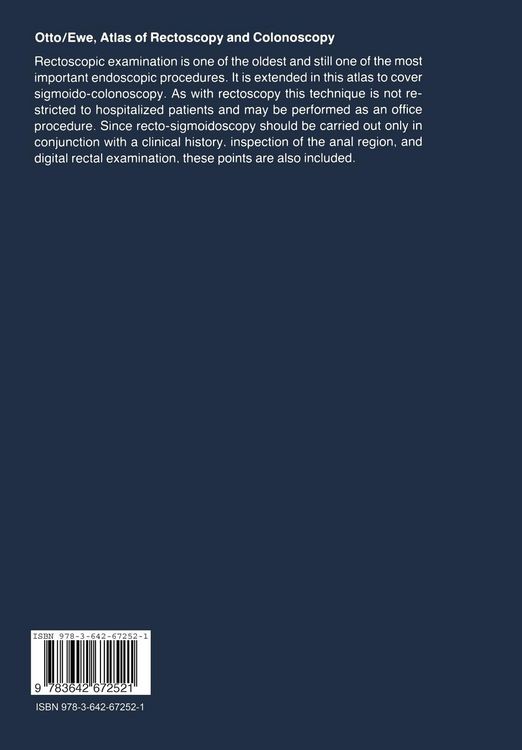Produktbild: Atlas of Rectoscopy and Coloscopy