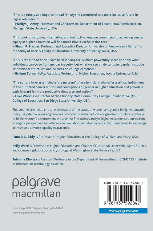 Produktbild: Critical Approaches to Women and Gender in Higher Education
