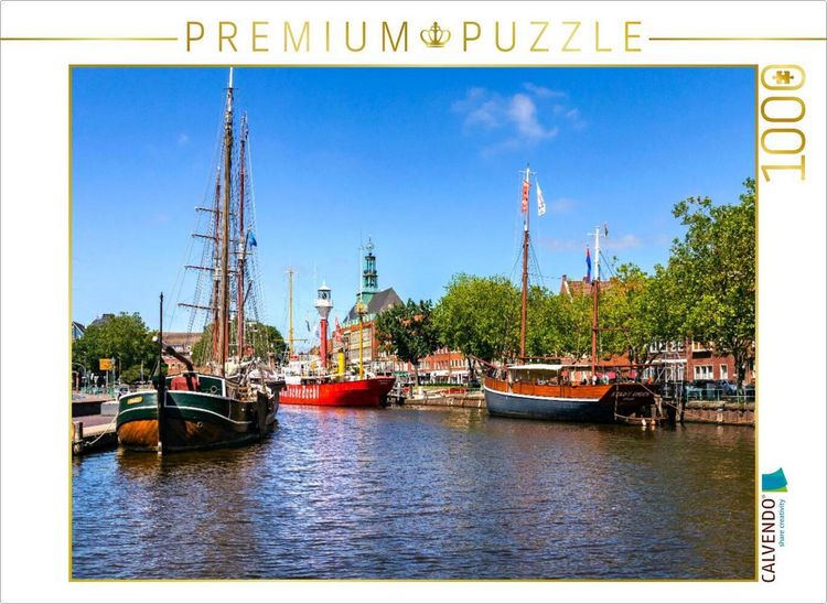 Produktbild: CALVENDO Puzzle EMDEN Delftblick | 1000 Teile Lege-Gr&ouml;&szlig;e 64x48cm Foto-Puzzle f&uuml;r gl&uuml;ckliche Stunden